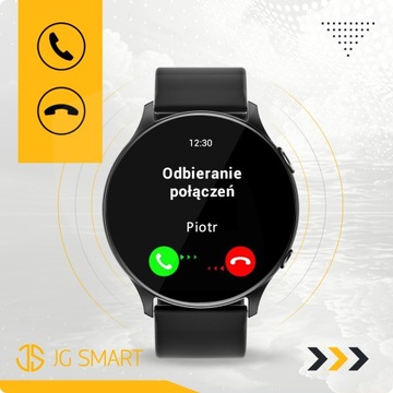 SMARTWATCH ZEGAREK DAMSKI MENU PL ROZMOWY POWIADOMIENIA SMART WATCH 2 paski