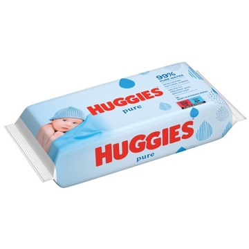 HUGGIES Extra Care Подгузники для новорожденных 1 84 шт. Салфетки Pure Triplo 168 шт.