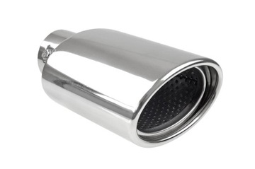 KOŃCÓWKA RURY WYDECHU TŁUMIKA NAKŁADKA CHROM 120mm