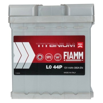 Akumulator FIAMM 12V 44Ah 390A P+ TITANIUM PLUS