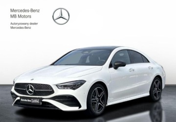 Mercedes CLA C118/X118 Coupe Facelifting 1.3 200 163KM 2024 Mercedes-Benz CLA Salon PL AMG 7G-DCT Panorama Kamera Multibeam LED BlindS