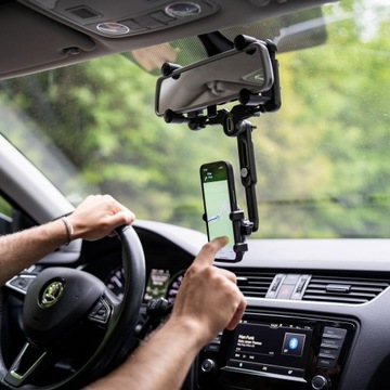 АВТОДЕРЖАТЕЛЬ ДЛЯ ТЕЛЕФОНА, ЗЕРКАЛО ЗАДНЕГО ВИДА, ПРОЧНЫЙ АВТОДЕРЖАТЕЛЬ