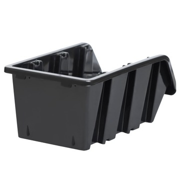 10 x Kuweta warsztat garaż 80x115x60 mm Czarny