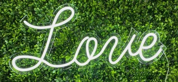 LED LOVE INSTRUCTION, неоновая подсветка, 73x33см