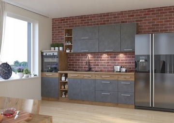 ВЕРХНИЙ ШКАФ VIKI 80 G-72 2F ДУБ ЛАНСЕЛОТ/МАТЕРА