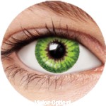 Kolorowe Soczewki CRAZY Green Zielone