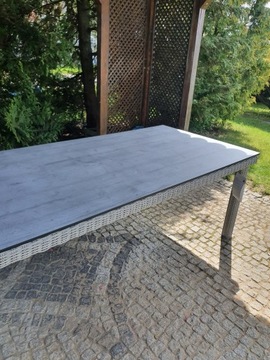 Стол Kettler Cubic + столешница Kettler HPL Wash/Gray
