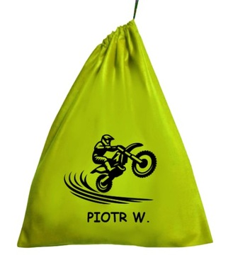 Worek na pościel XXL personalizowany z nadrukiem MOTOR