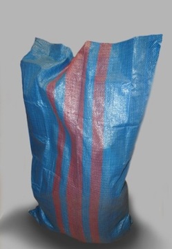 Worki polipropylenowe|niebieskie| zbożowe |82g| 65 x 105cm