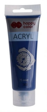 Farba akrylowa 75ml GRANATOWA Happy Color