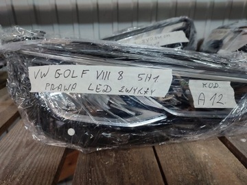 LAMPA PRAWA GOLF VIII 8 5H1 ŁADNA 20<5H1