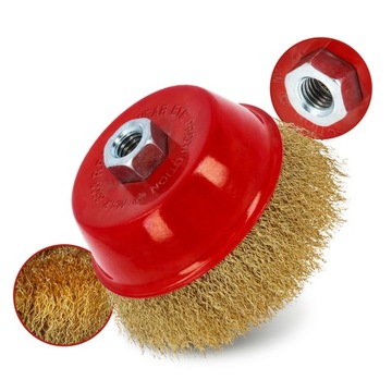 Szczotka Druciana Szlifierki Kątowej Czołowa 5''