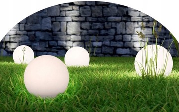 СОЛНЕЧНАЯ СВЕТОДИОДНАЯ САДОВАЯ ШАРОВАЯ ЛАМПА БЕЛАЯ ТЕПЛЫЙ ПРИВОДНОЙ СВЕТ 20 СМ