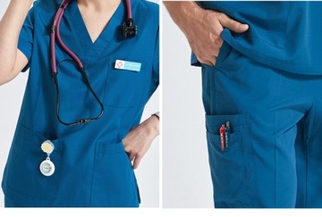 МЕДИЦИНСКИЙ КОМПЛЕКТ, ФУТБОЛКА, БРЮКИ, МУЖСКАЯ УНИФОРМА, S-XXL