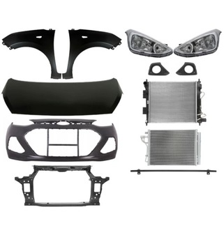HYUNDAI I10 13-16 NÁRAZNÍK PAS KAPOTA BLATNÍK
