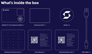Новый!!! Аппаратный кошелек SafePal S1 Pro для криптовалют, распространяемый на PL