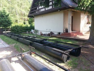 Pływak do budowy pomostów średnica 355 mm długość 3 m