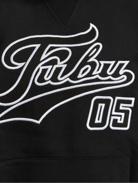 FUBU BLUZA MĘSKA Z KAPTUREM CZARNA VARSITY XXL