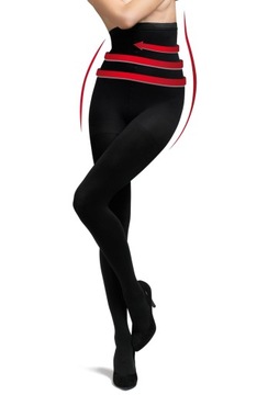 MARILYN Rajstopy talia control 100 Nero 4-l