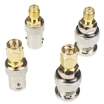 4 szt. Adapter męski żeński typu BNC