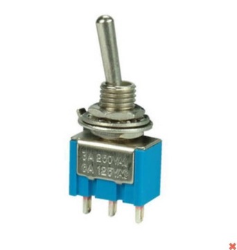 Przełącznik dźwigniowy bistabilny MTS-103-A1 panel ON-OFF-ON 3 pozycje 230V