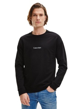 CALVIN KLEIN BLUZA MĘSKA CIENKA L/S BLACK r. XL