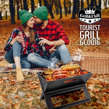 ПОРТАТИВНЫЙ САДОВЫЙ ГРИЛЬ, СКЛАДНОЙ, КОРПУС, ГРИЛЬ