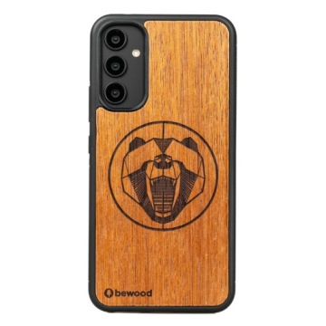 Dřevěné Pouzdro Bewood pro Samsung Galaxy A54 5G Medvěd Merbau