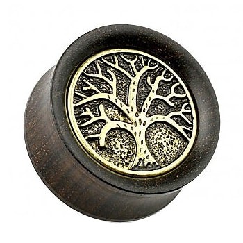 Hebanowy plug - Drzewo 10 mm