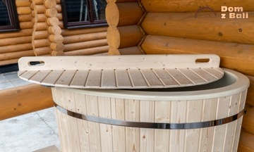 Садовая бочка для сауны, ванна, двухместная