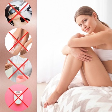 БЕЗБОЛЕЗНЕННЫЙ ДЕПИЛЯТОР ДЛЯ УДАЛЕНИЯ ВОЛОС ОТшелушивающий кристаллический ластик РУЧНОЙ