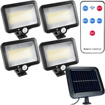 4xSOLARNA LAMPA LED CAŁOROCZNA OGRODOWA IP65 PILOT