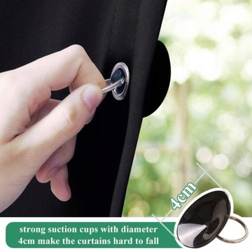 Портативная плотная штора на присоске