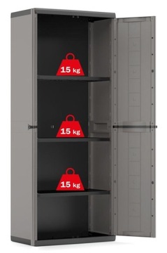 JOLLY HIGH пластиковый шкаф - 166 x 68 x 39 см