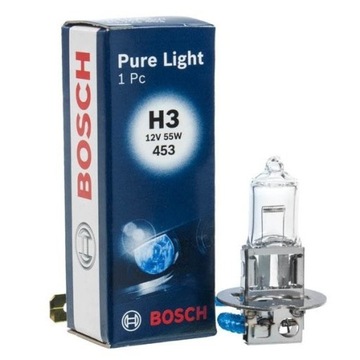 ŻARÓWKA BOSCH PURE LIGHT H3 55W PK22s 1 SZTUKA