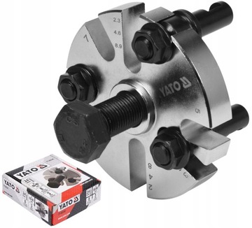 УНИВЕРСАЛЬНЫЙ СЪЕМНИК YATO ДЛЯ КОЛЕС ГРМ, 3 НОГИ, 60-90 мм, РЕГУЛИРУЕМЫЙ