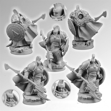 Figurka Spartan SF Veteran + Podstawka 28mm Scibor 28SF0089 Space Marines