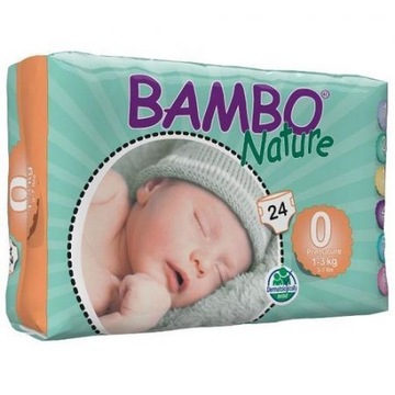 Одноразовые подгузники Bambo Nature: Premature 0 XXS