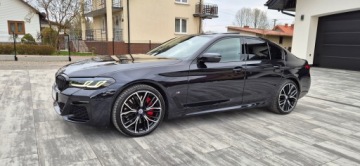 BMW Seria 5 G30-G31 Limuzyna Facelifting 3.0 540d 340KM 2022 BMW 540d xDrive! M-PAKIET! Stan idealny!