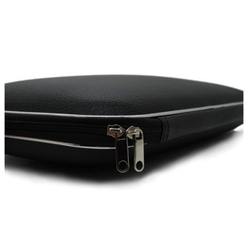 ЧЕРНАЯ КОЖАНАЯ СУМКА ДЛЯ НОУТБУКА 15 ДЮЙМОВ