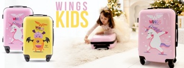 Lekka i pojemna WALIZKA DZIECIĘCA - piękne WZORY