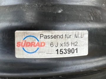 DISK OCELOVÝ MERCEDES TŘÍDA C W203 6J X 15 PALCŮ