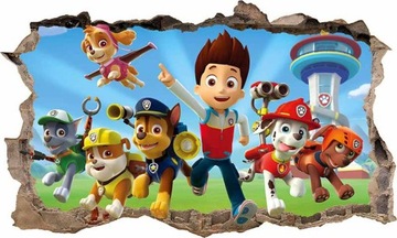 Naklejka Plakat PSI PAW PATROL 3D XL Nr 1