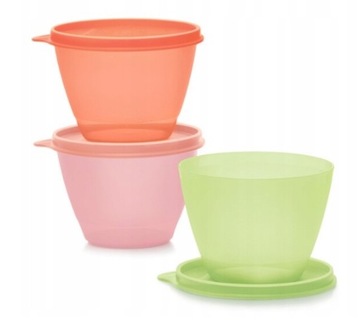 Tupperware Miseczkowy Niezbędnik 3 x 400ml Nowy FV