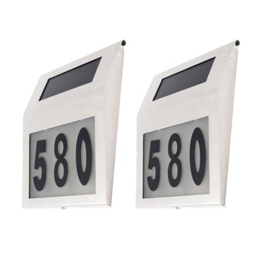 PODŚWIETLANE NUMERY DOMÓW LAMPY SŁONECZNE NA ADRES
