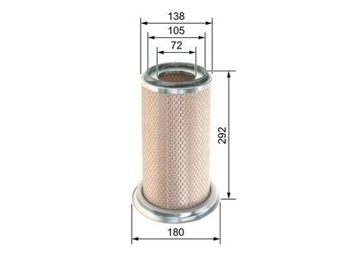 BOSCH F 026 400 281 FILTR VZDUCHU