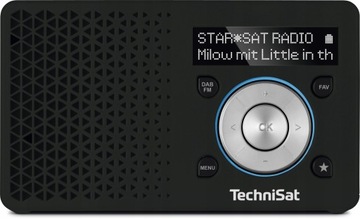 Radio sieciowe DAB+, FM TechniSat DIGITRADIO 1 Czarny HIT !