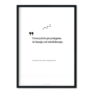 Plakat 40x50 Harry Potter Cytat Mapa Huncwotów