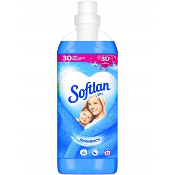 Płyn do Płukania Koncentrat Softlan Ultra Windfrisch Niemiecki 1L 45 prań