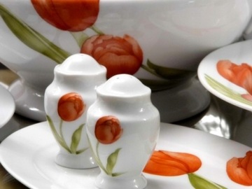 088 BULIONÓWKA 350 SPODEK 16 Tulipan ASTRA PORCELANA CHODZIEŻ MALCER 12/24